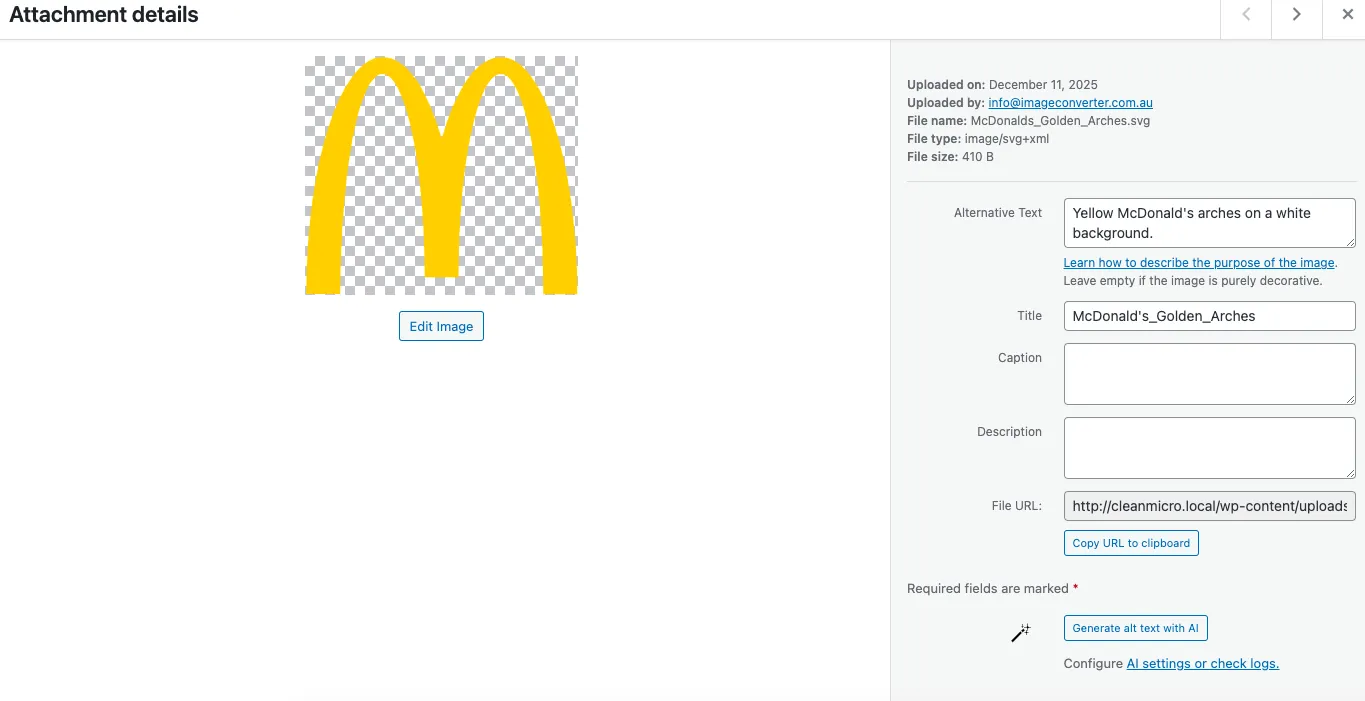 Yellow McDonald's arches logo on transparent background.